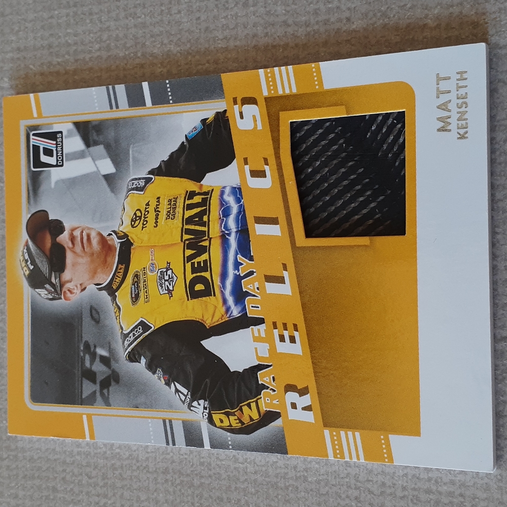 Matt Kenseth Donruss Race  Day Relic Tire Card